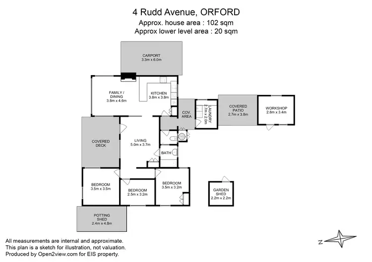 Floorplan of Homely house listing, 4 Rudd Avenue, Orford TAS 7190