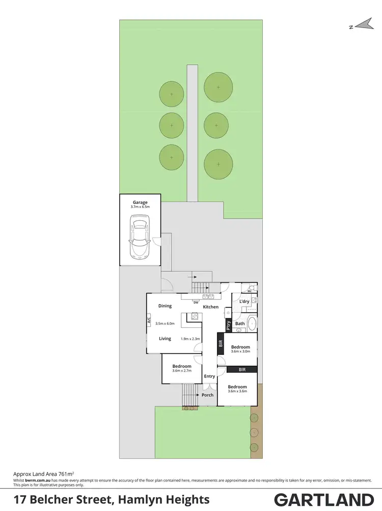 Floorplan of Homely house listing, 17 Belcher Street, Hamlyn Heights VIC 3215