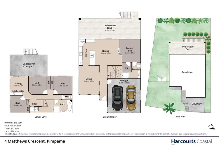 Floorplan of Homely house listing, 4 Matthews Crescent, Pimpama QLD 4209
