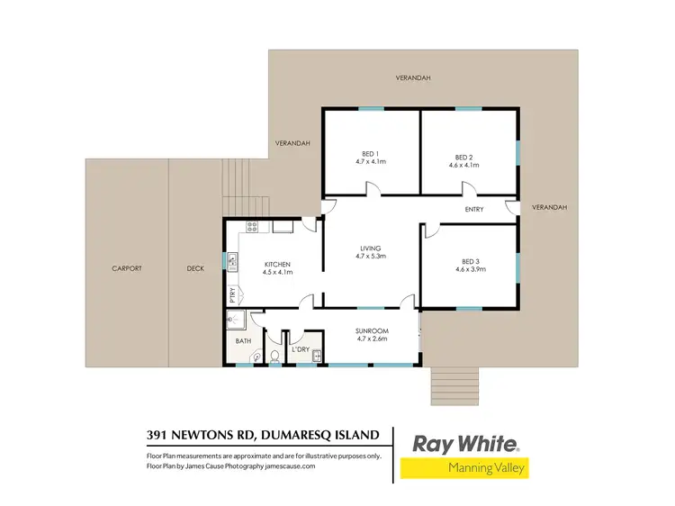Floorplan of Homely rural property listing, 391 Newtons Road, Dumaresq Island NSW 2430