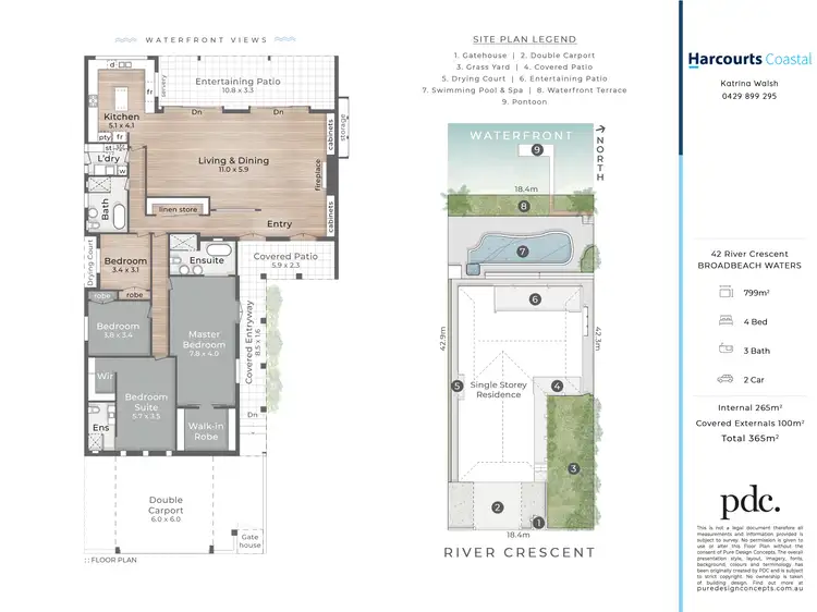 Floorplan of Homely house listing, 42 River Crescent, Broadbeach Waters QLD 4218