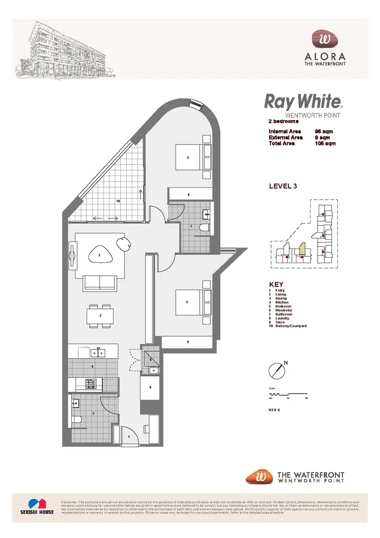 Floorplan of Homely apartment listing, 308/23 Monza Boulevarde, Wentworth Point NSW 2127