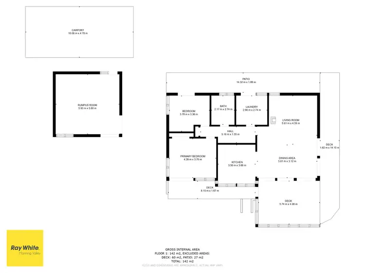Floorplan of Homely rural property listing, 70 Eringa Way, Bunyah NSW 2429