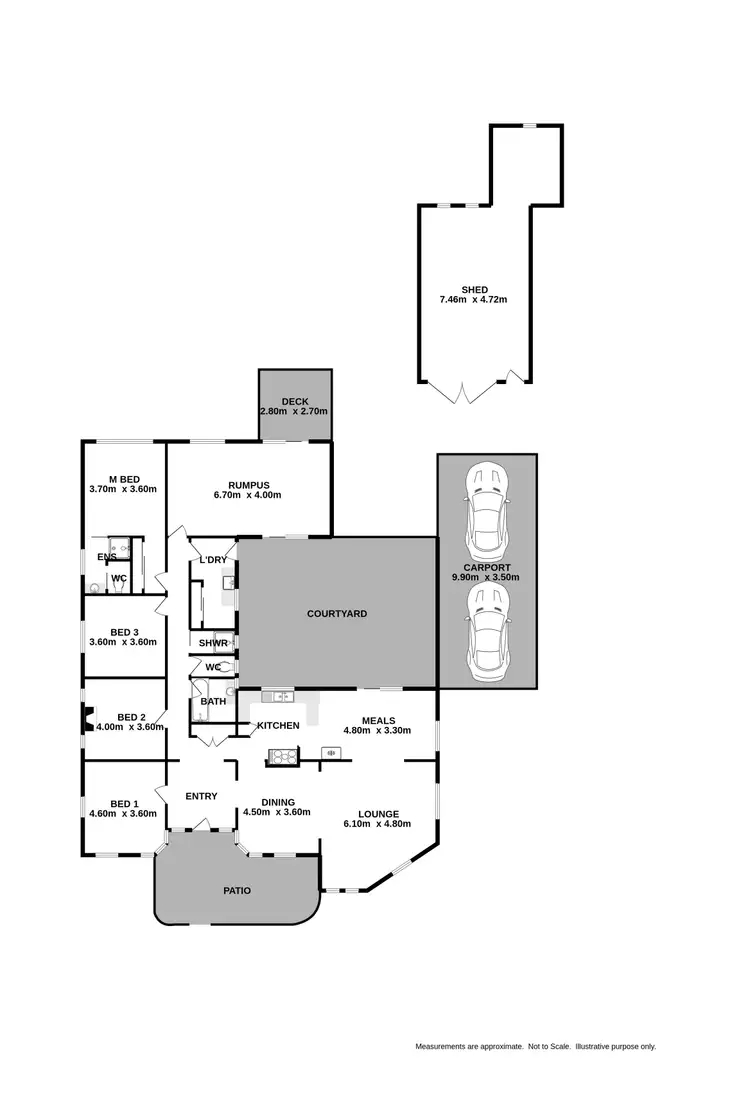 Floorplan of Homely house listing, 70 Barkly Street, Benalla VIC 3672