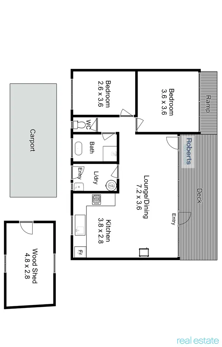 Floorplan of Homely house listing, 80 Esplanade, Queenstown TAS 7467