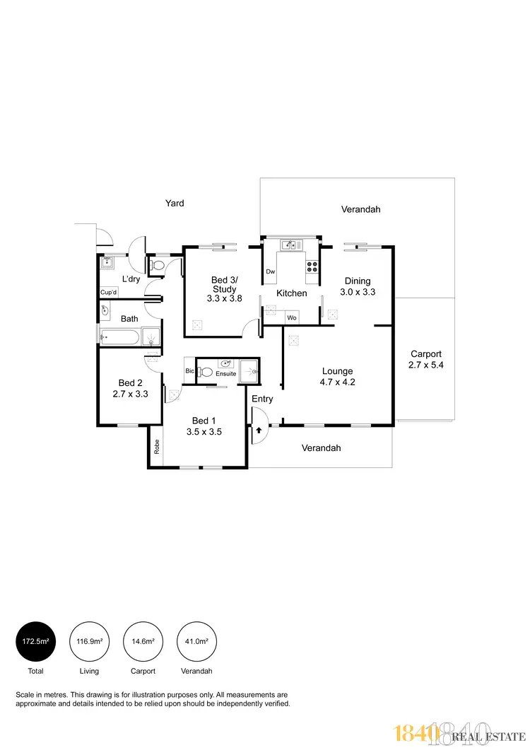 Floorplan of Homely house listing, 3/170A Stephen Tce, Gilberton SA 5081
