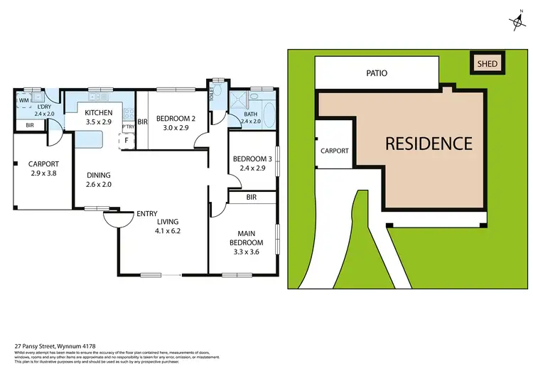 Floorplan of Homely house listing, 27 Pansy Street, Wynnum QLD 4178