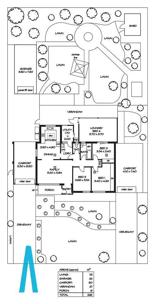 Floorplan of Homely house listing, 17 Joel Street, Morphett Vale SA 5162
