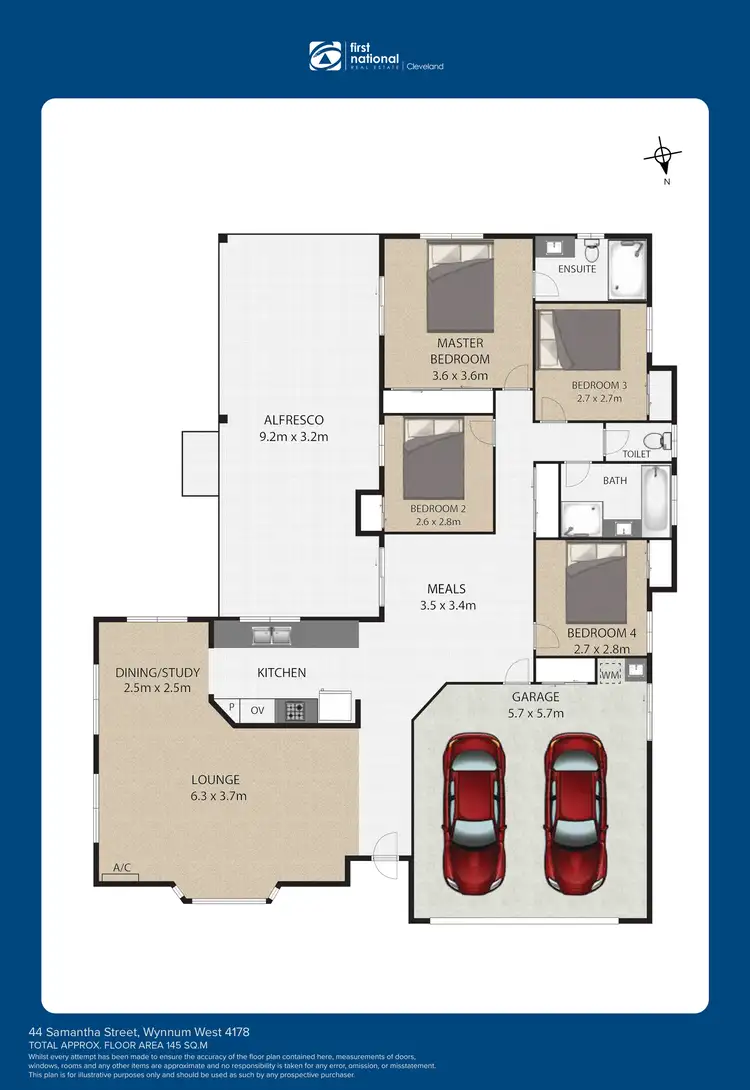 Floorplan of Homely house listing, 44 Samantha Street, Wynnum West QLD 4178