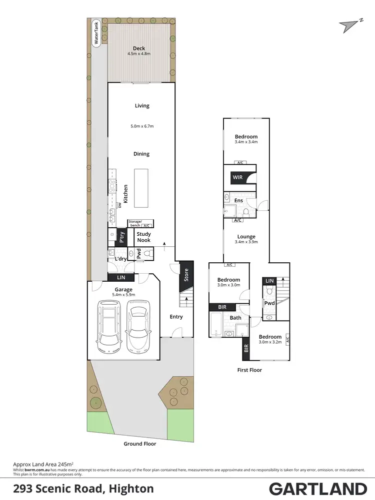 Floorplan of Homely house listing, 810/5-19 Scenic Road, Highton VIC 3216