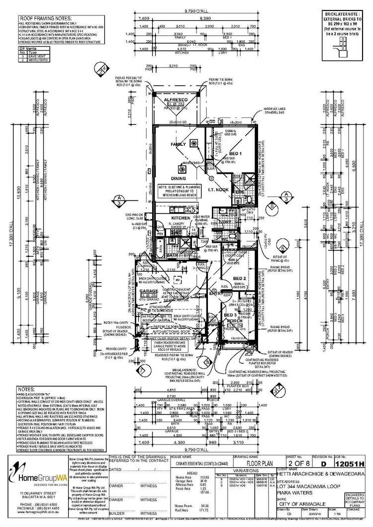 Floorplan of Homely house listing, 8 Macadamia Loop, Piara Waters WA 6112