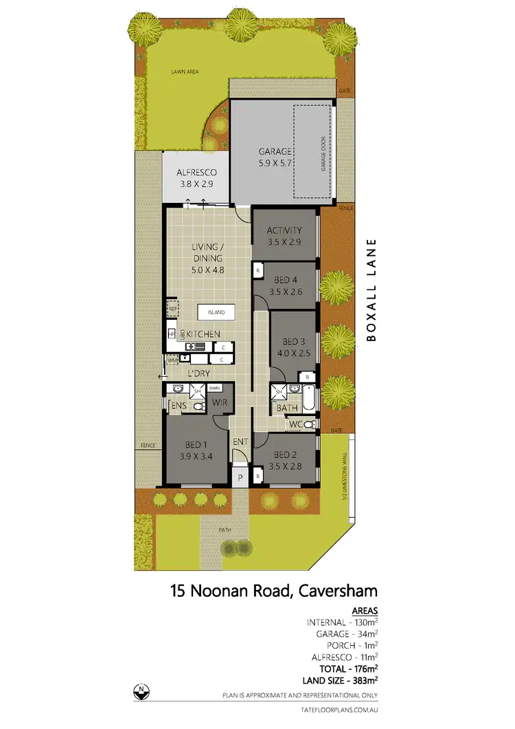 Floorplan of Homely house listing, 15 Noonan Road, Caversham WA 6055