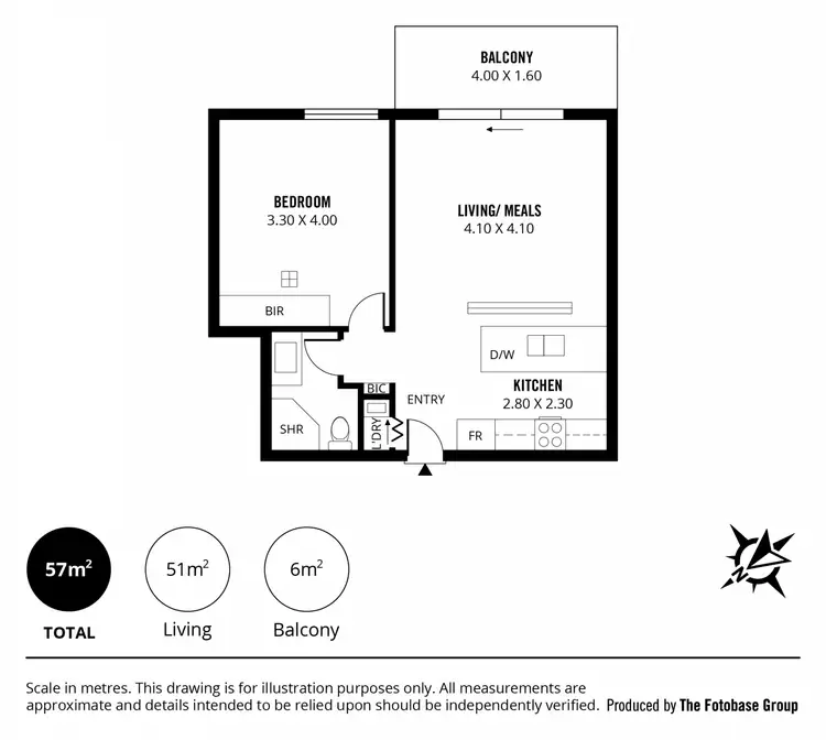 Floorplan of Homely apartment listing, 202/18 Surflen Street, Adelaide SA 5000