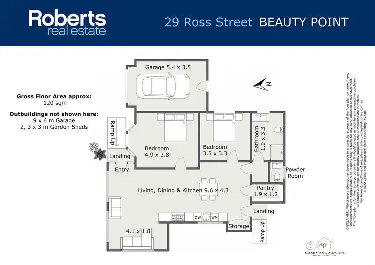 Floorplan of Homely house listing, 29 Ross Street, Beauty Point TAS 7270