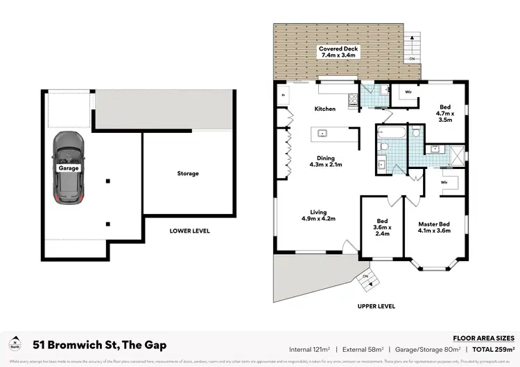 Floorplan of Homely house listing, 51 Bromwich Street, The Gap QLD 4061