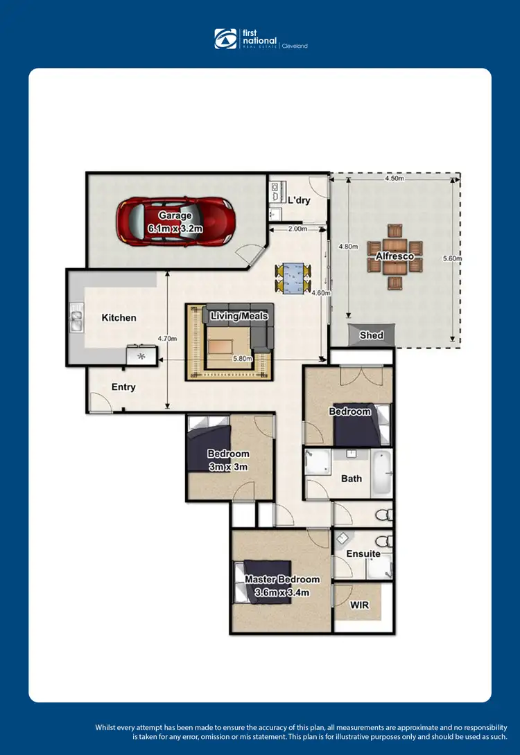 Floorplan of Homely house listing, 1/67 Benfer Road, Victoria Point QLD 4165