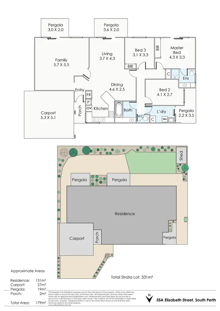 Floorplan of Homely house listing, 35a Elizabeth Street, South Perth WA 6151