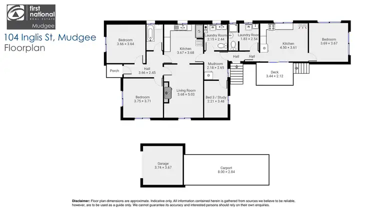 Floorplan of Homely house listing, 104 Inglis Street, Mudgee NSW 2850