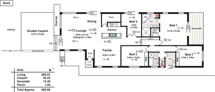 Floorplan of Homely house listing, 5. Surrey Court, Craigmore SA 5114