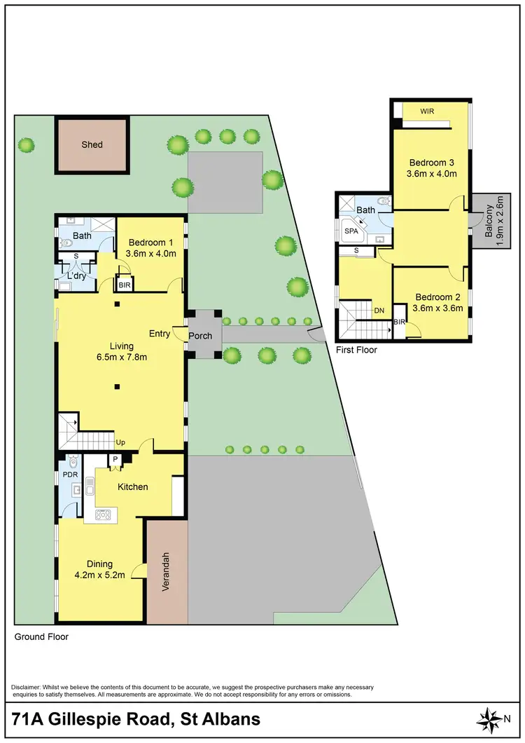 Floorplan of Homely house listing, 71A Gillespie Road, St Albans VIC 3021