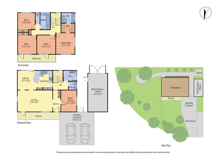 Floorplan of Homely house listing, 1 Collendina Crescent, Scoresby VIC 3179
