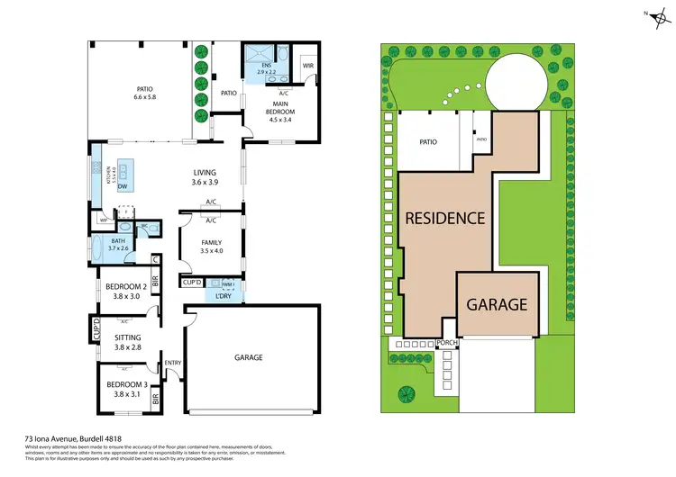 Floorplan of Homely house listing, 73 Iona Avenue, Burdell QLD 4818