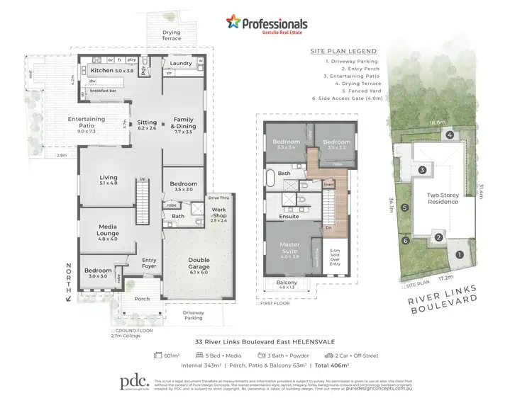 Floorplan of Homely house listing, 33 River Links Boulevard East, Helensvale QLD 4212