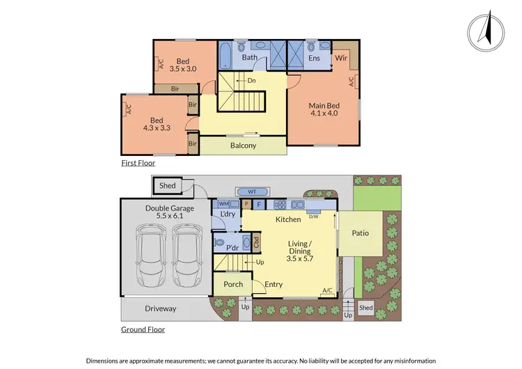 Floorplan of Homely townhouse listing, 5/3 Aratula Street, Dandenong VIC 3175