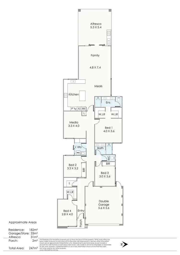 Floorplan of Homely house listing, 7A Broomhall Way, Noranda WA 6062