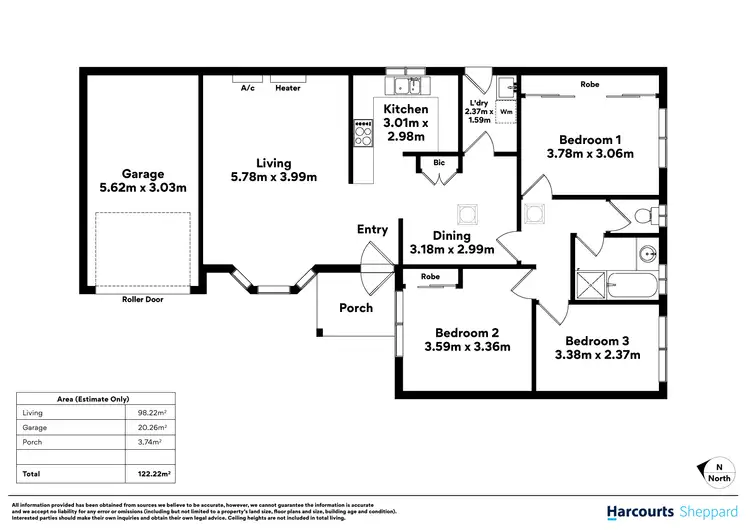 Floorplan of Homely unit listing, 3/16 Verdun Street, Beulah Park SA 5067
