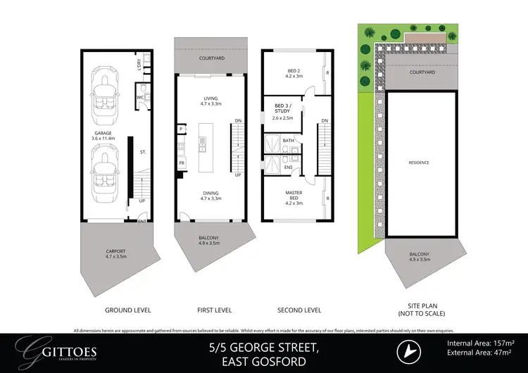 Floorplan of Homely townhouse listing, 5/1-5 George Street, East Gosford NSW 2250