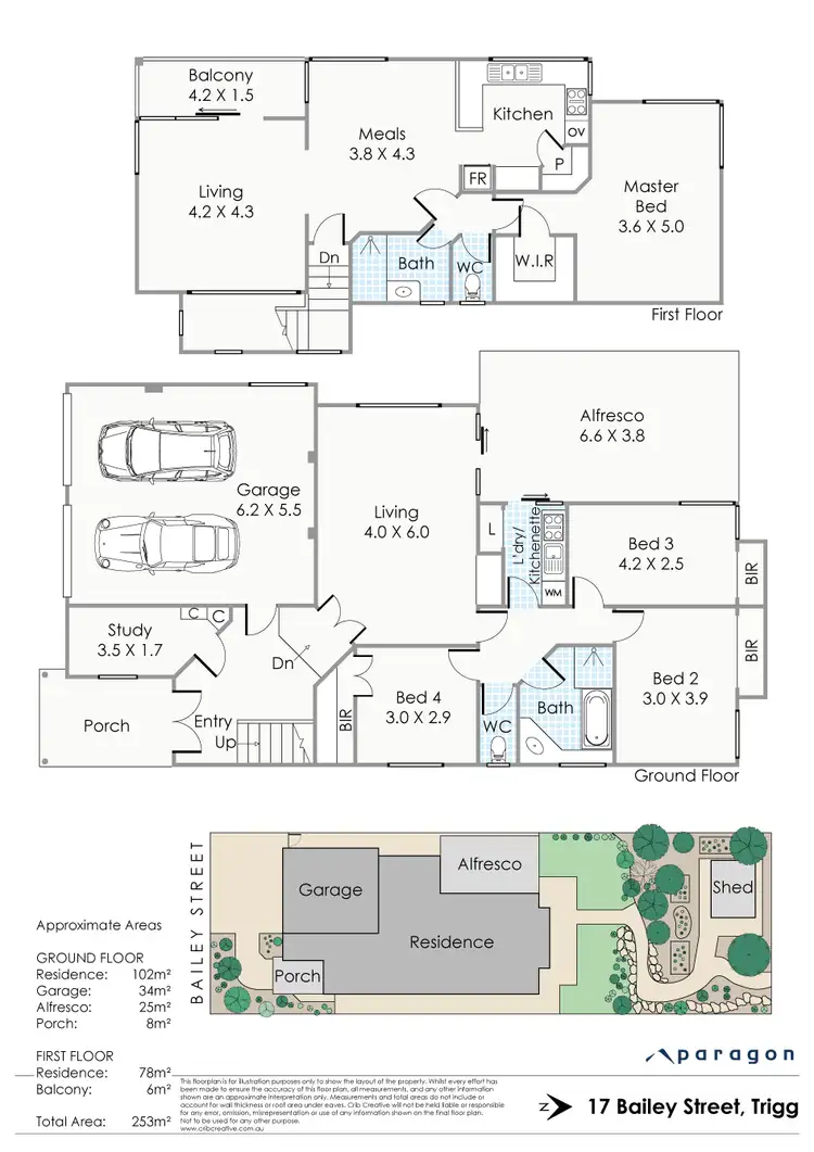 Floorplan of Homely house listing, 17 Bailey Street, Trigg WA 6029
