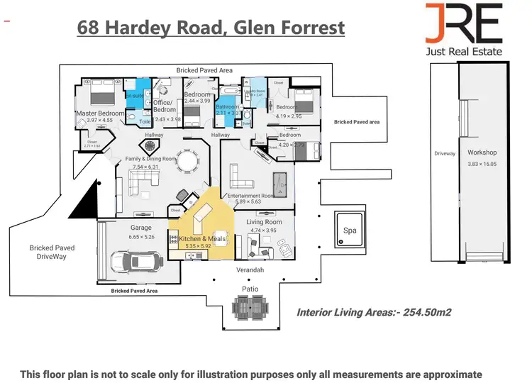 Floorplan of Homely house listing, 68 Hardey Road, Glen Forrest WA 6071