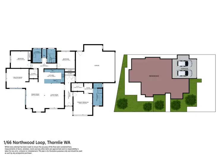 Floorplan of Homely house listing, 1/66 Northwood Loop, Thornlie WA 6108