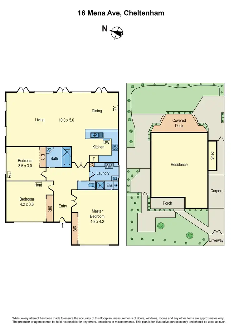 Floorplan of Homely house listing, 16 Mena Avenue, Cheltenham VIC 3192