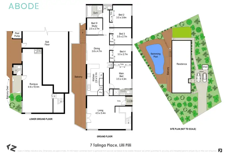 Floorplan of Homely house listing, 7 Talinga Place, Lilli Pilli NSW 2229