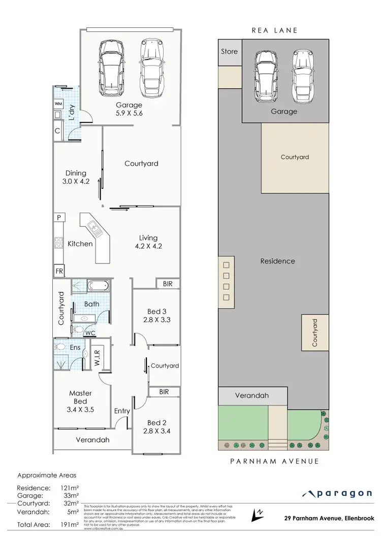 Floorplan of Homely house listing, 29 Parnham Avenue, Ellenbrook WA 6069