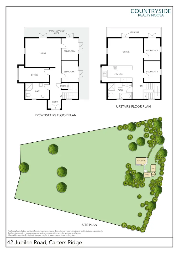 Floorplan of Homely house listing, 42 Jubilee Road, Carters Ridge QLD 4563