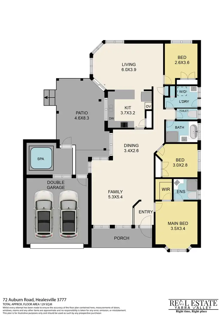 Floorplan of Homely house listing, 72 Auburn Road, Healesville VIC 3777