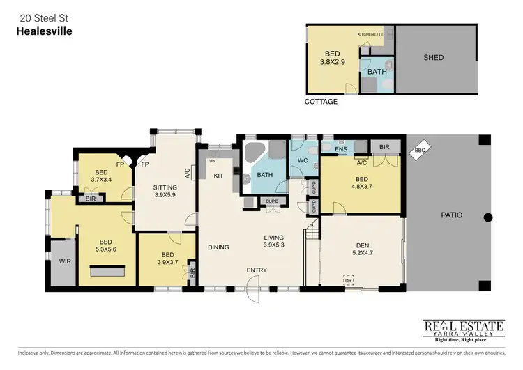 Floorplan of Homely house listing, 20 Steel Street, Healesville VIC 3777