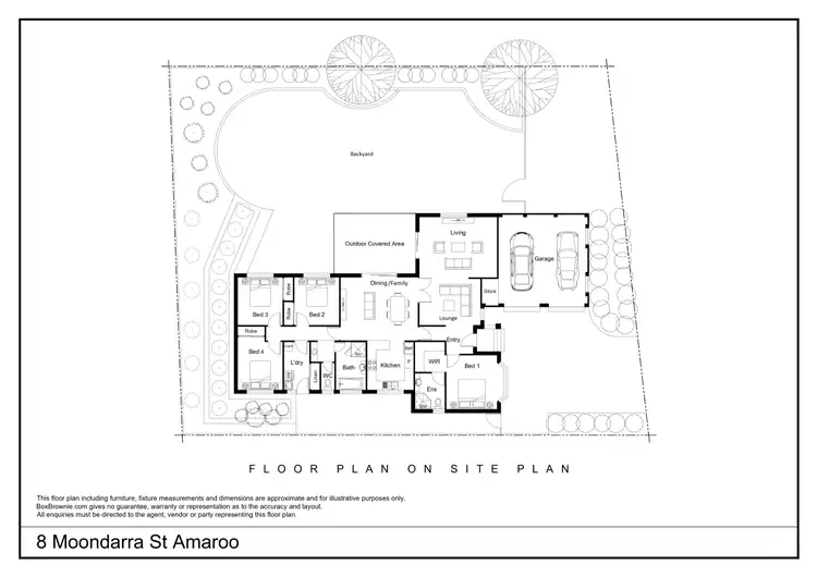 Floorplan of Homely house listing, 8 Moondarra Street, Amaroo ACT 2914