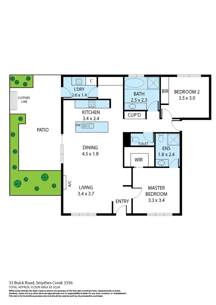 Floorplan of Homely house listing, 33 Buick Road, Smythes Creek VIC 3351