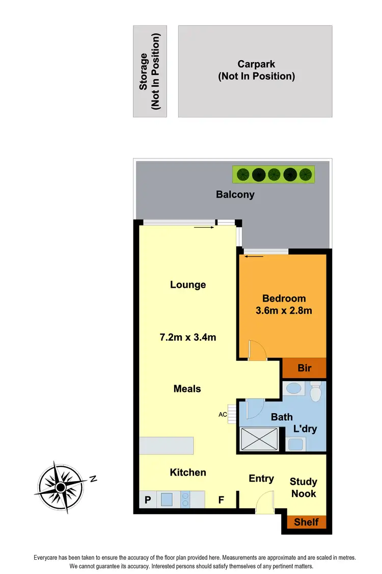 Floorplan of Homely apartment listing, 305/19 Pentridge Boulevard, Coburg VIC 3058