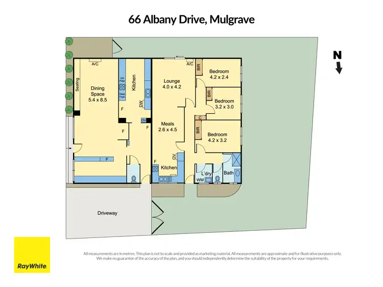 Floorplan of Homely house listing, 66 Albany Drive, Mulgrave VIC 3170