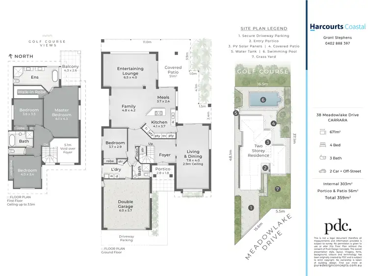 Floorplan of Homely house listing, 38 Meadowlake Drive, Carrara QLD 4211