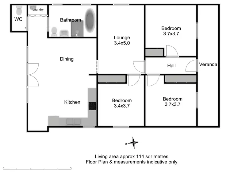 Floorplan of Homely house listing, 18 Prince Street, Orange NSW 2800