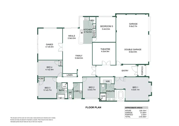 Floorplan of Homely house listing, 3 Highview Rise, Halls Head WA 6210