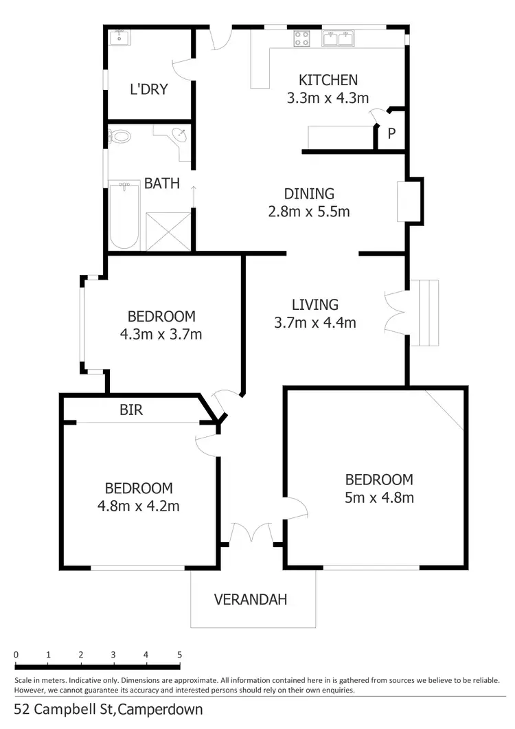 Floorplan of Homely house listing, 52 Campbell Street, Camperdown VIC 3260