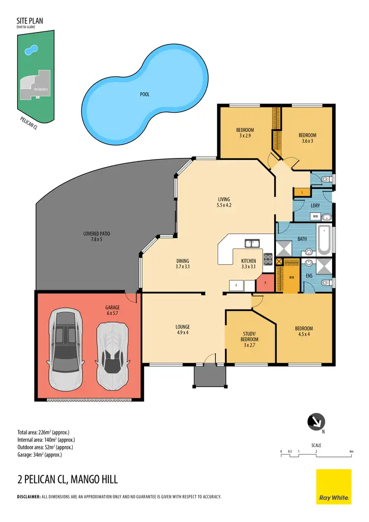 Floorplan of Homely house listing, 2 Pelican Close, Mango Hill QLD 4509
