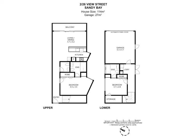 Floorplan of Homely house listing, 2/26 View Street, Sandy Bay TAS 7005